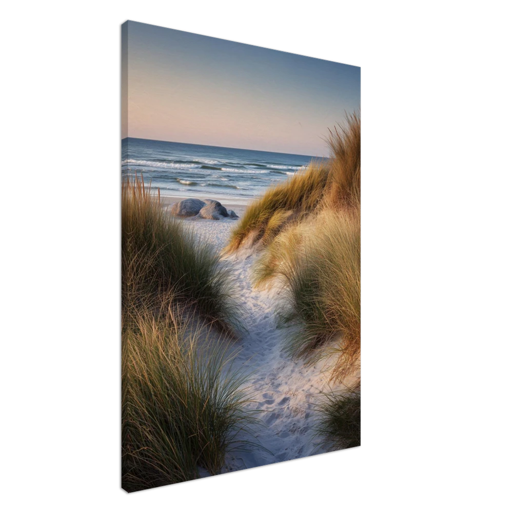 Strandtur - Lærred (Canvas)