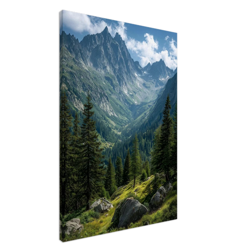 Alperne - Lærred (Canvas)