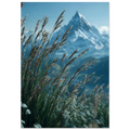 Alperne Og Blomster - Ren Plakat
