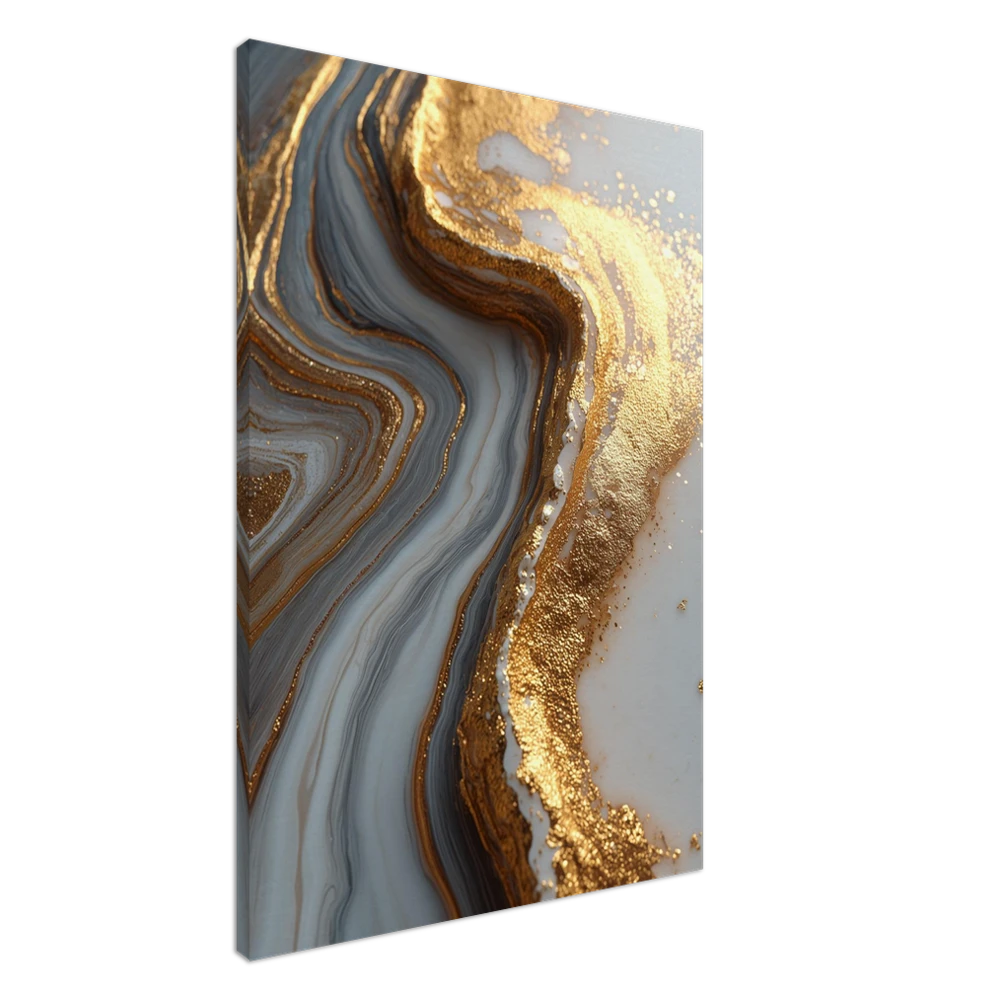 Gold Mountain - Lærred (Canvas)