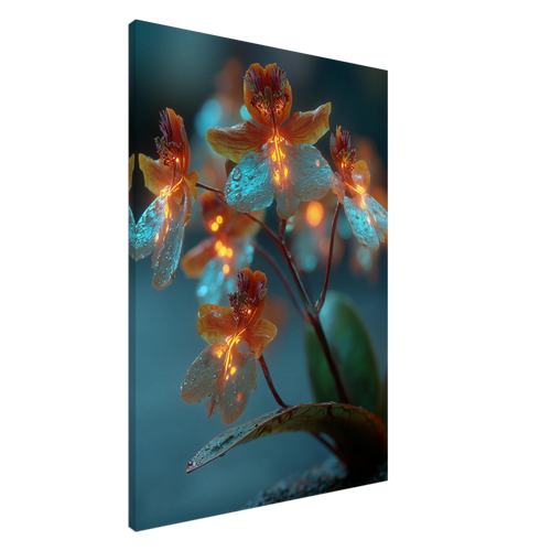 Flot Blomst - Lærred (Canvas)