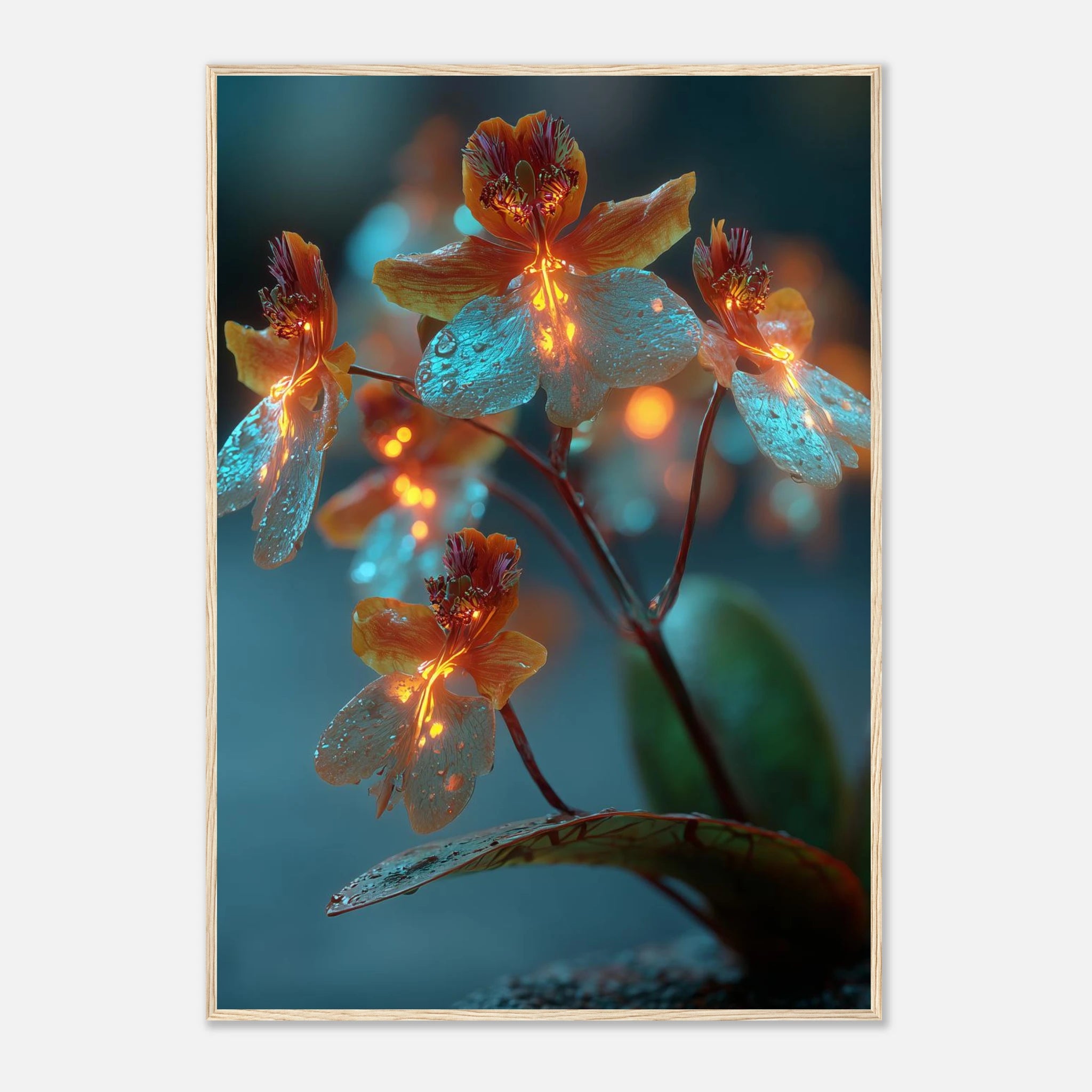 Flot Blomst - Lyst Træ