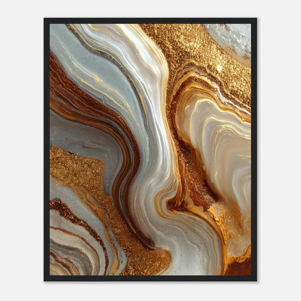 Gold River - Sort Træramme